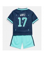 Saksa Florian Wirtz #17 Vieraspaita Lasten MM-kisat 2026 Lyhythihainen (+ shortsit)